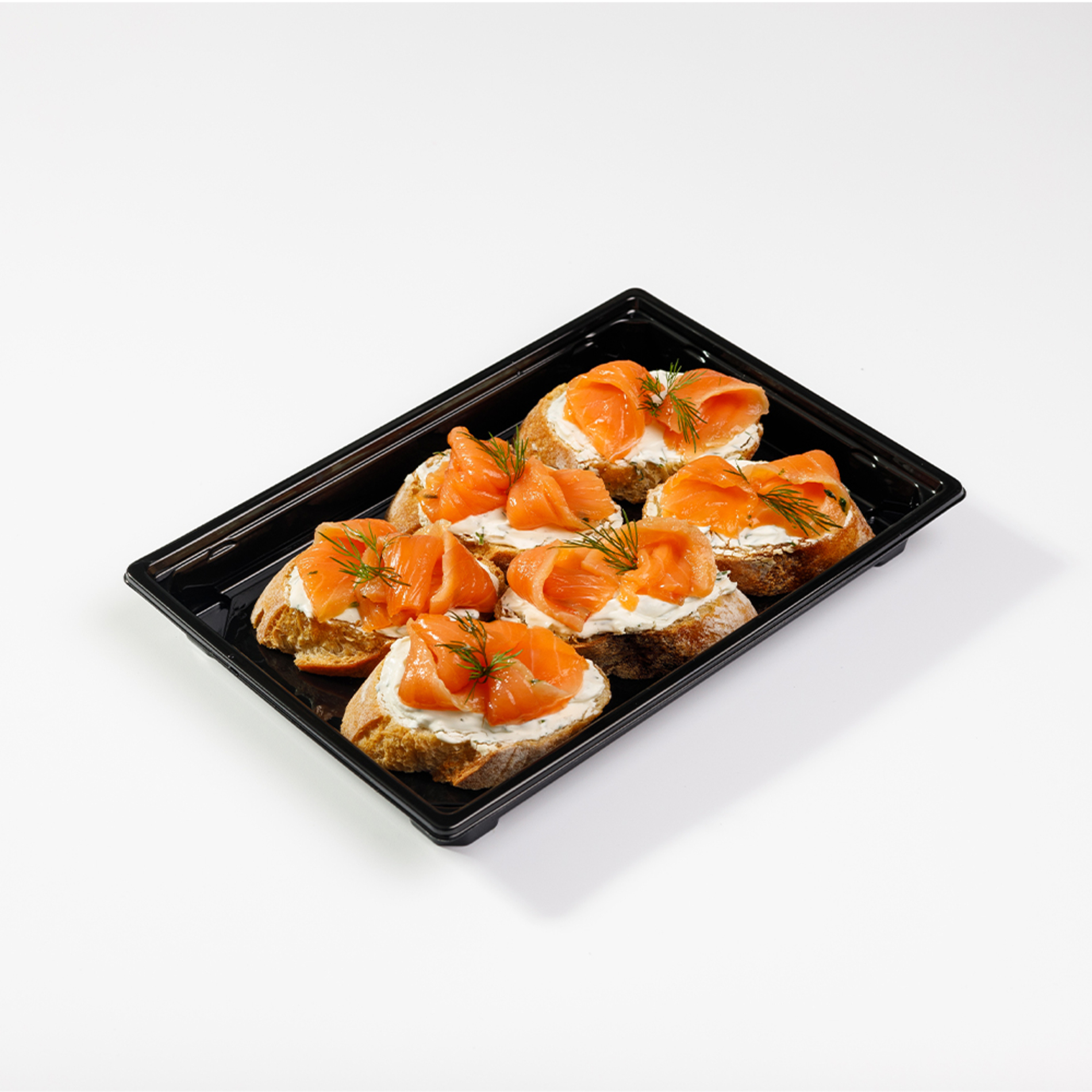 Брускетта с красной рыбой (6 шт)