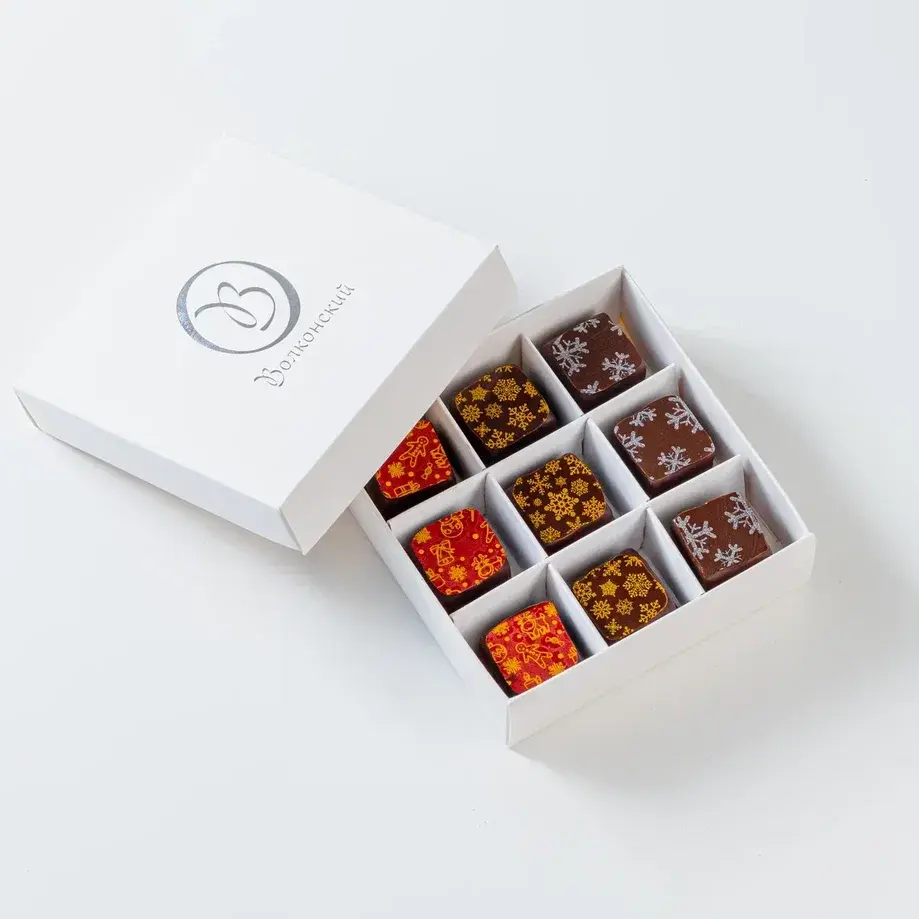 Набор зимних конфет 9шт ассорти