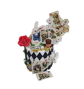 Торт заказной Карточный домик