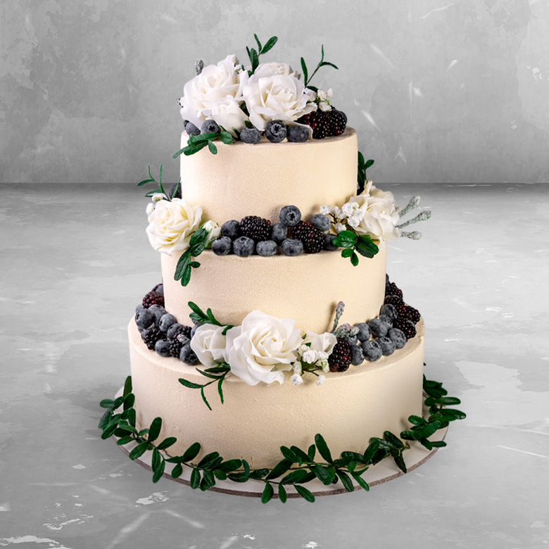 Торт заказной Трехъярусный