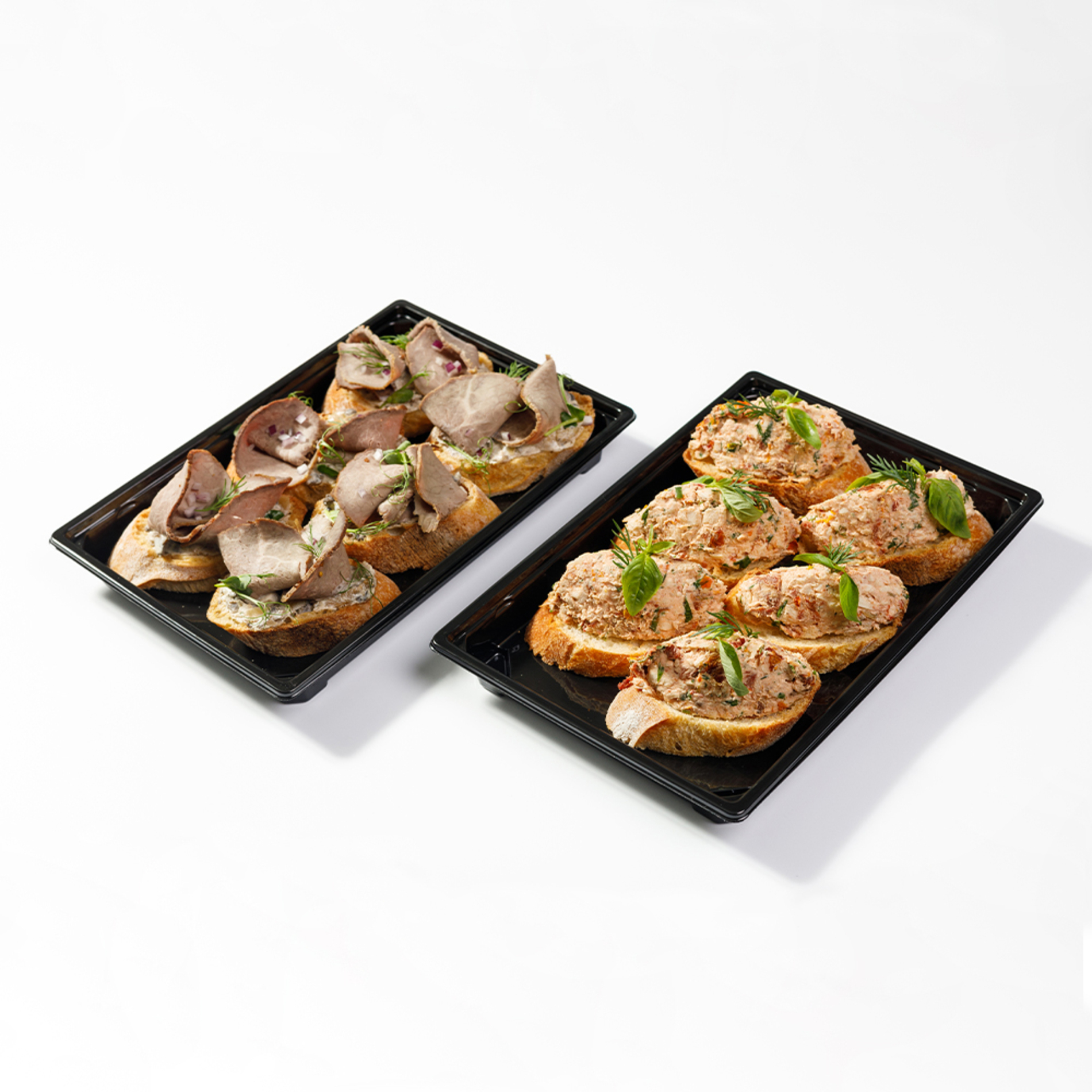 Ассорти Мясных Брускетт (12 шт.)